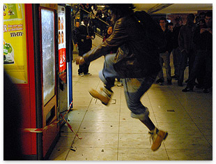 Ballardian: Riot at Gare du Nord